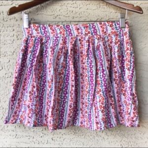 Frenchi Full Floral Micro‎ Mini Skirt